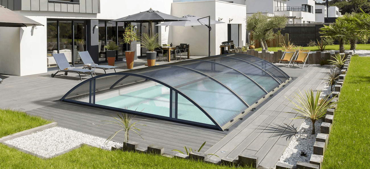 Piscina con copertura Basic