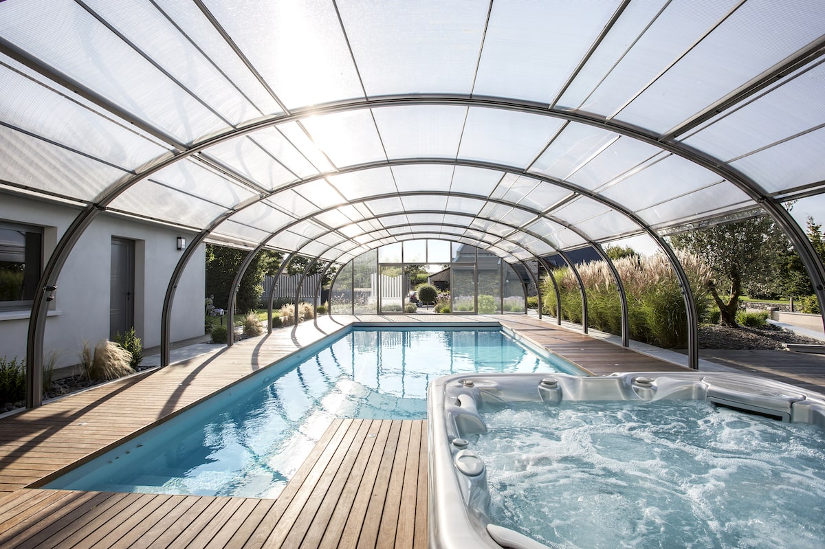 Copertura Relax alluminio per piscina Copertura piscina Relax alluminio